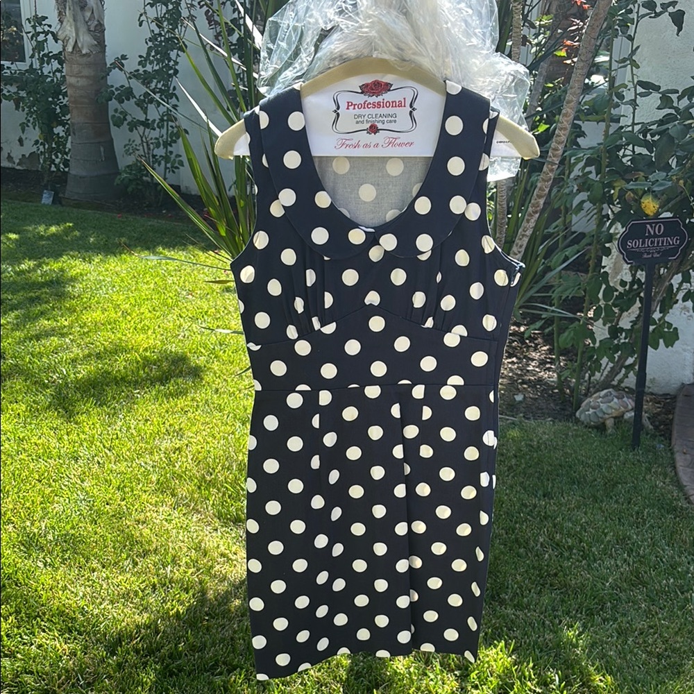 Black and White Polka Dot Dress